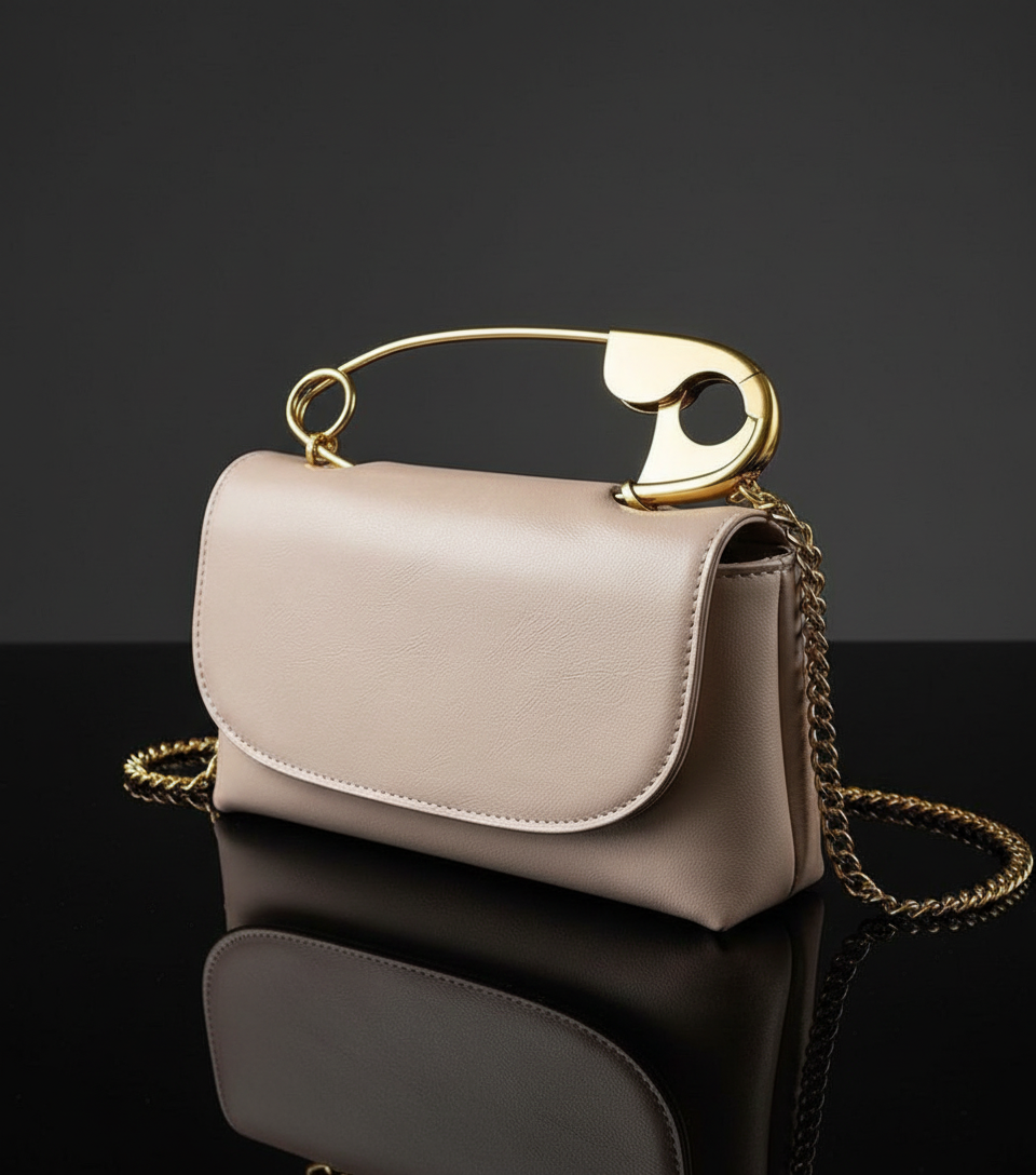 Liora Pin Detail Top-Handle Bag