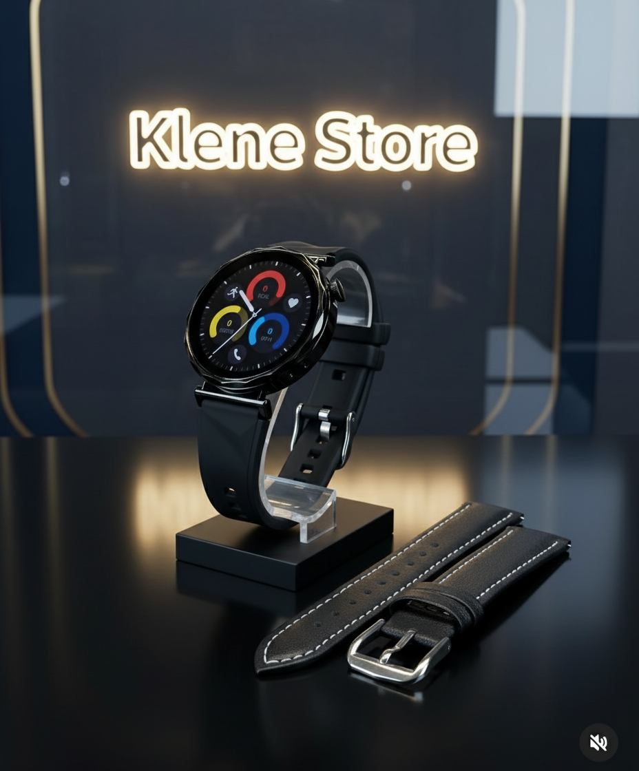 GT5 IP68 Waterproof Smartwatch – Dual Strap Edition (Silicone + PU)