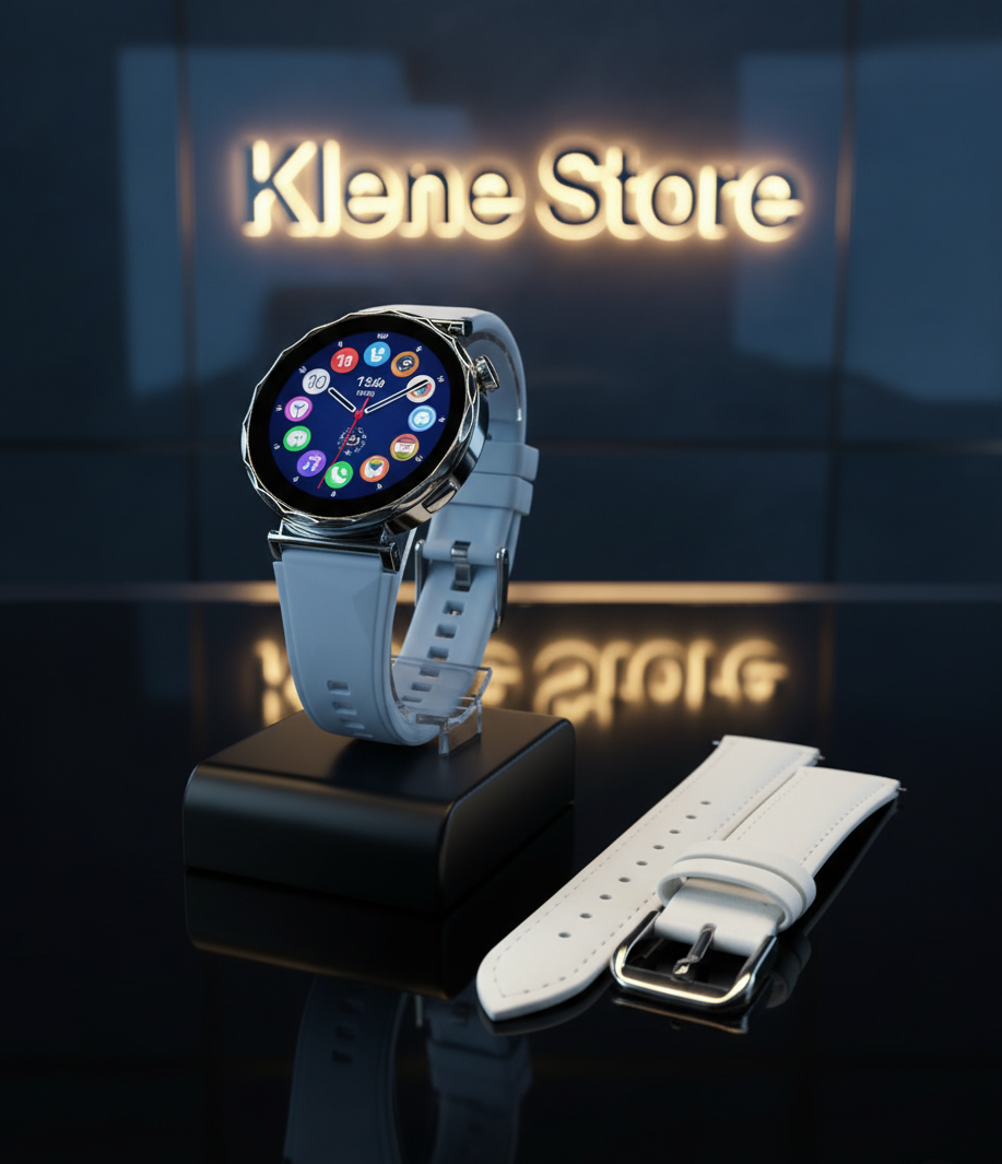 GT5 IP68 Waterproof Smartwatch – Dual Strap Edition (Silicone + PU)