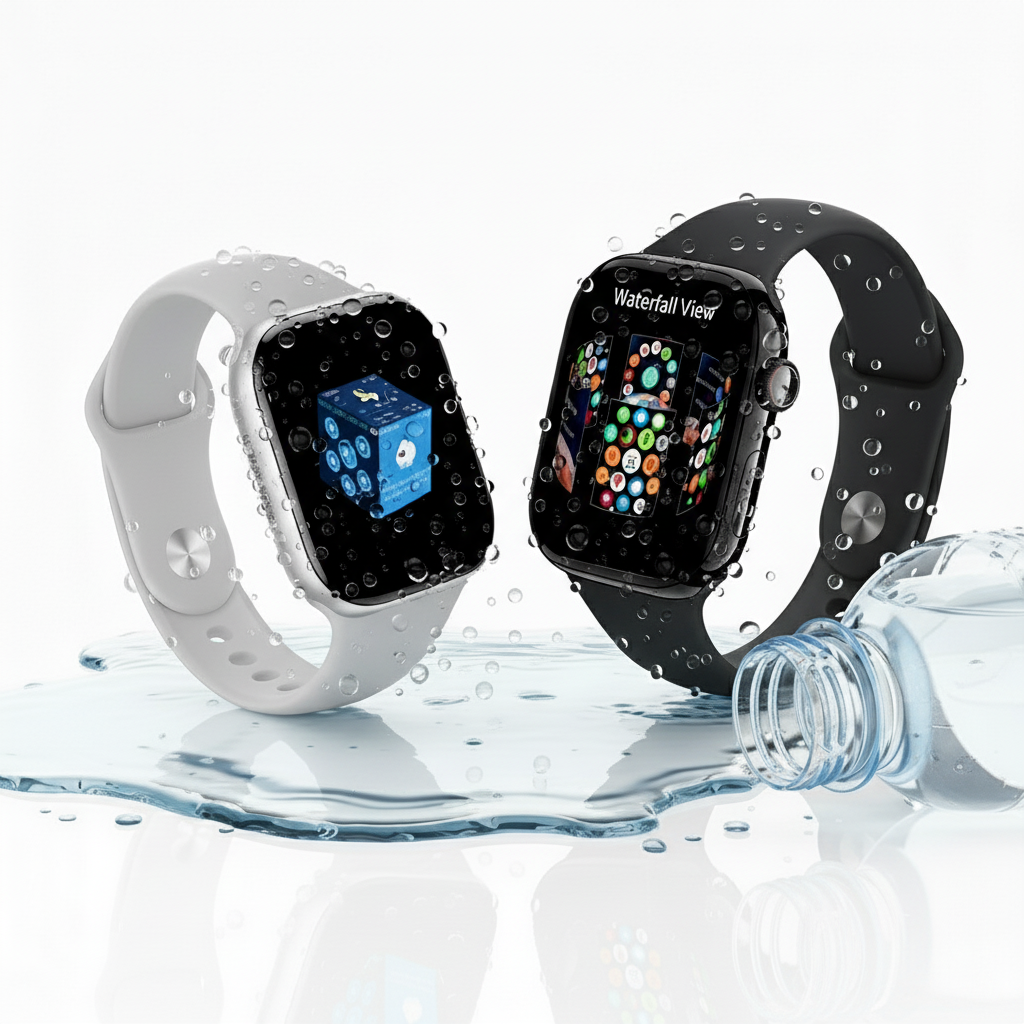 S3 Mini Ultra Smartwatch - AMOLED Display (Dual Strap Edition)