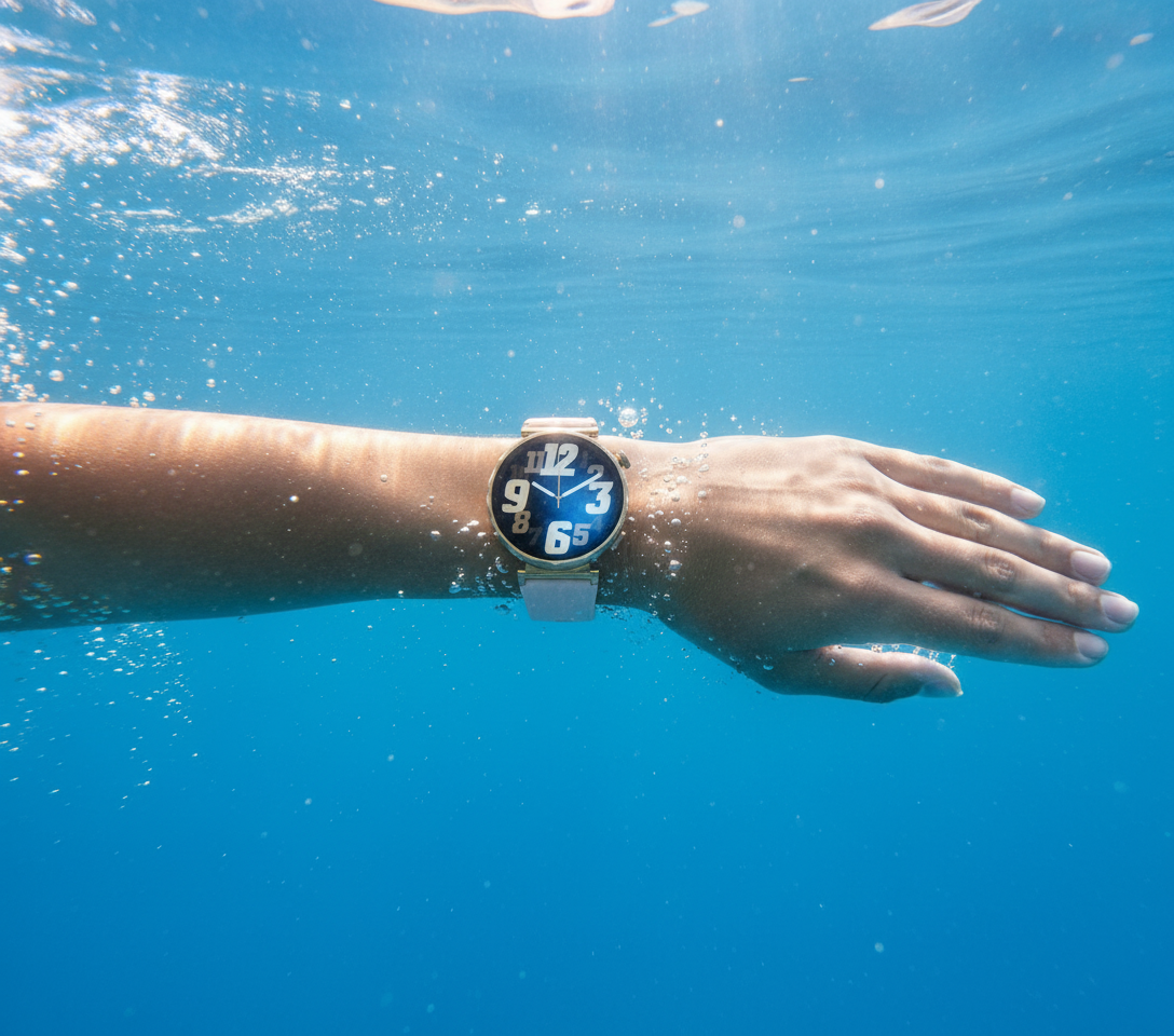 GT5 IP68 Waterproof Smartwatch – Dual Strap Edition (Silicone + PU)