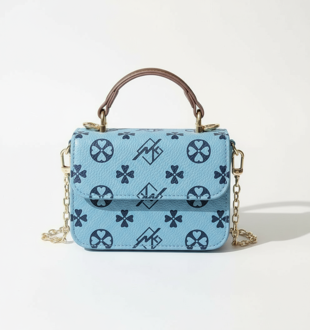 Kids Floral Mini Tote – Convertible Shoulder & Crossbody Bag