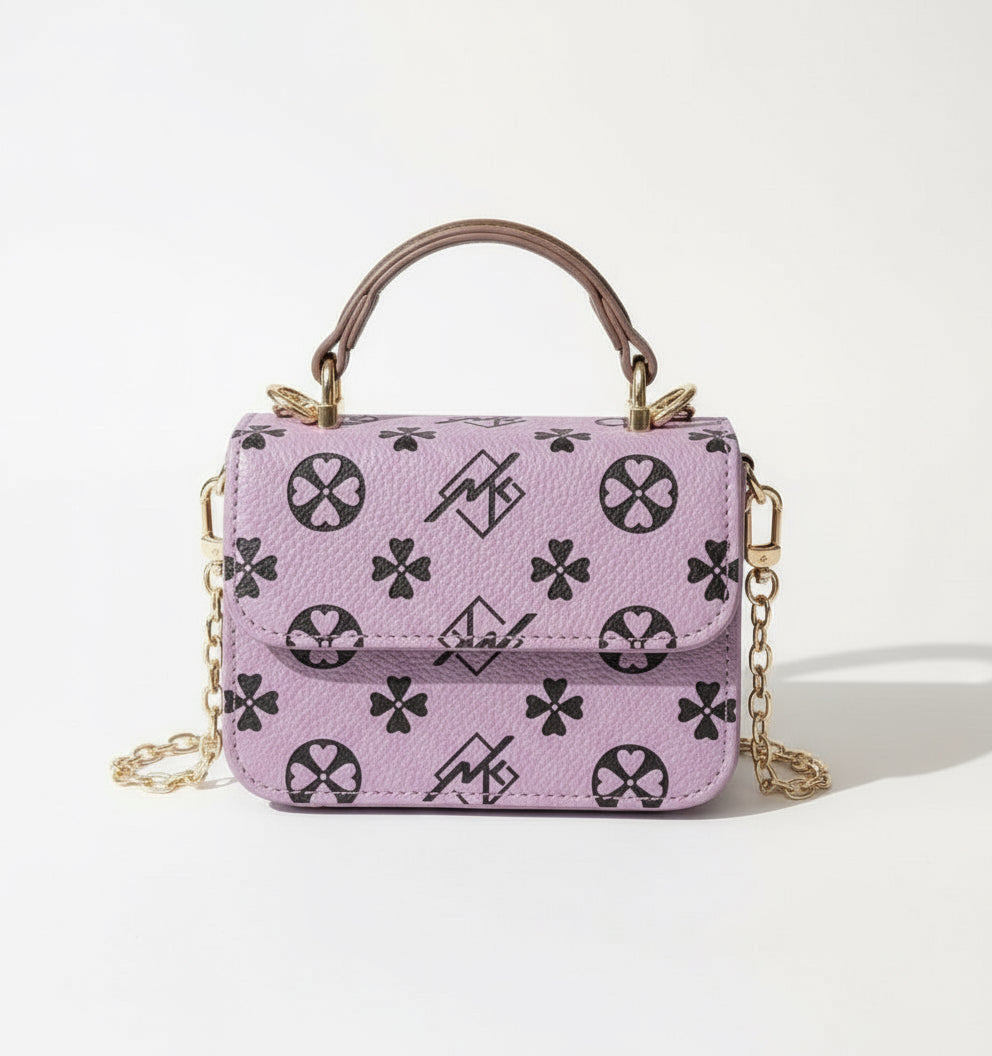 Kids Floral Mini Tote – Convertible Shoulder & Crossbody Bag