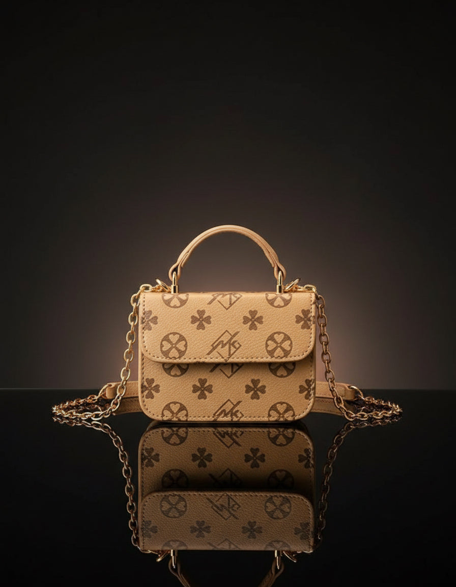 Kids Floral Mini Tote – Convertible Shoulder & Crossbody Bag