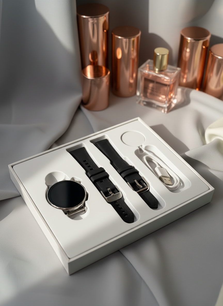 GT5 IP68 Waterproof Smartwatch – Dual Strap Edition (Silicone + PU)