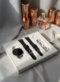 GT5 Mini | IP68 Waterproof Smartwatch – Dual Strap Edition (Silicone + PU)