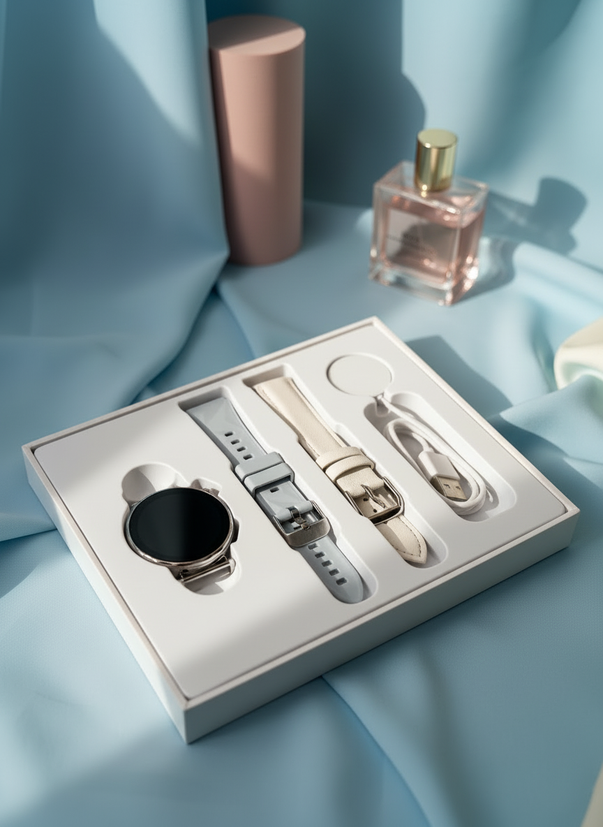 GT5 IP68 Waterproof Smartwatch – Dual Strap Edition (Silicone + PU)