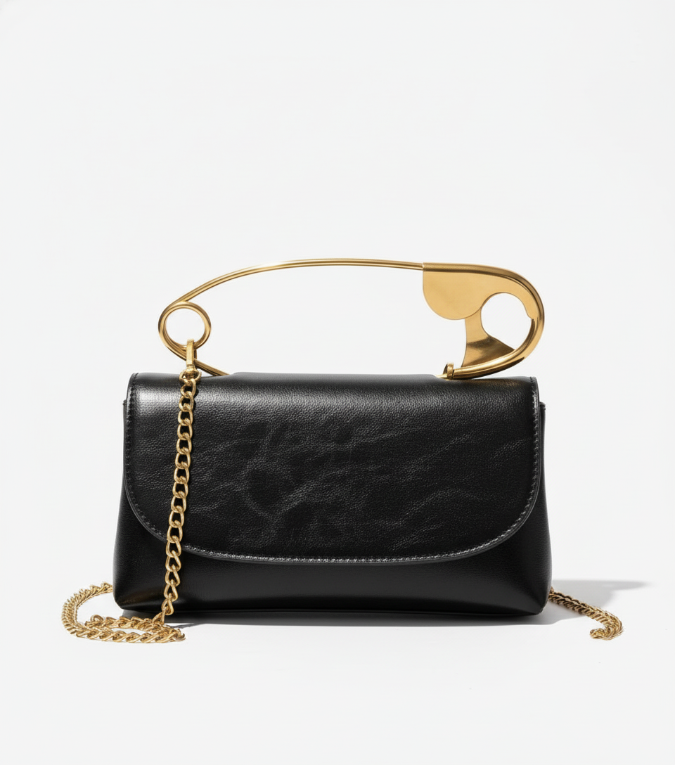 Liora Pin Detail Top-Handle Bag