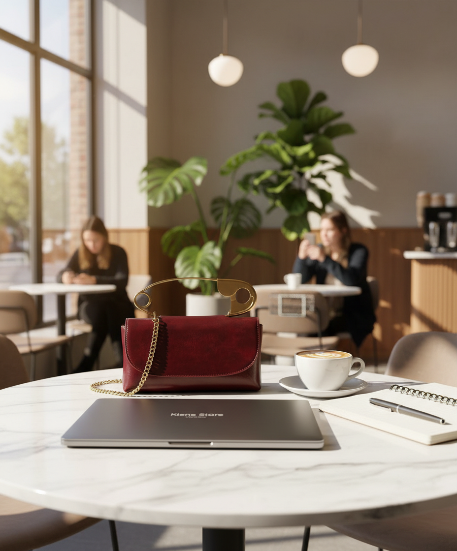 Liora Pin Detail Top-Handle Bag