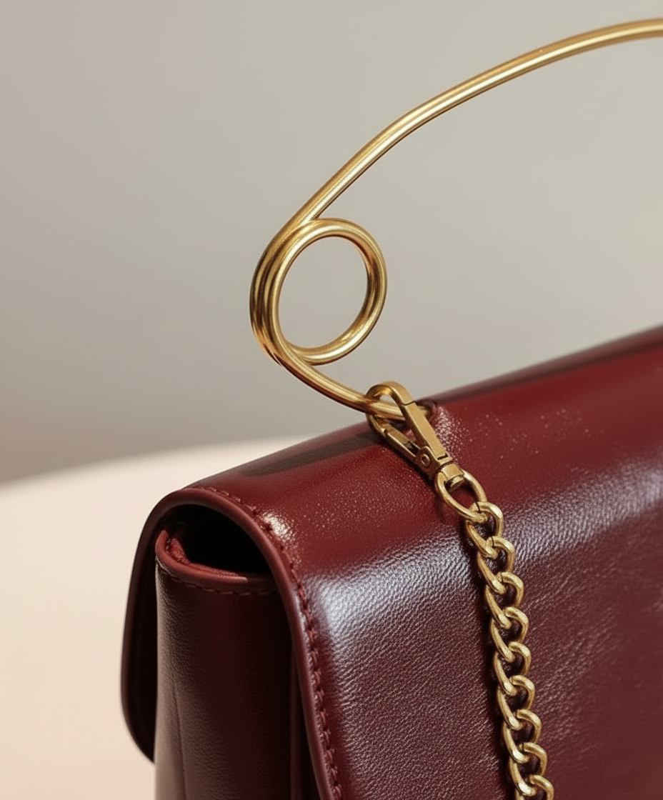 Liora Pin Detail Top-Handle Bag