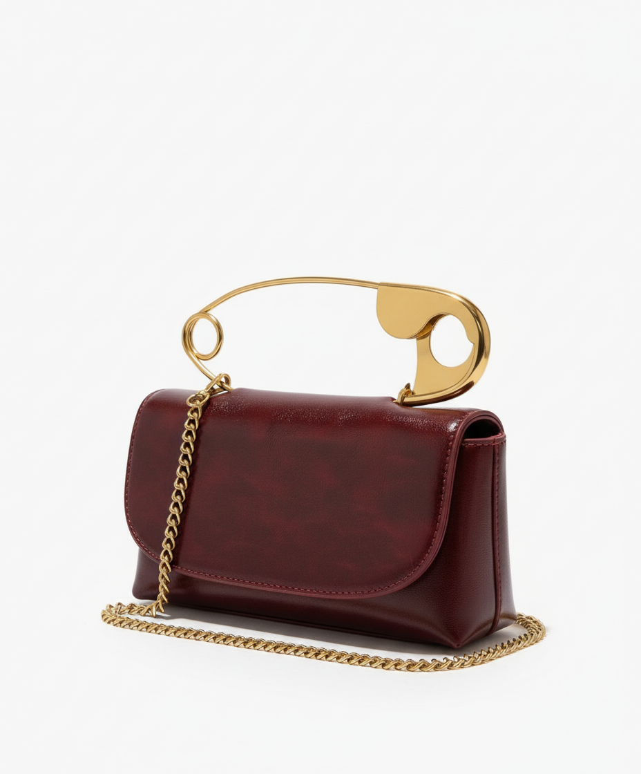 Liora Pin Detail Top-Handle Bag
