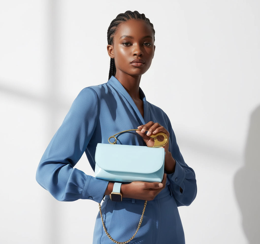 Liora Pin Detail Top-Handle Bag