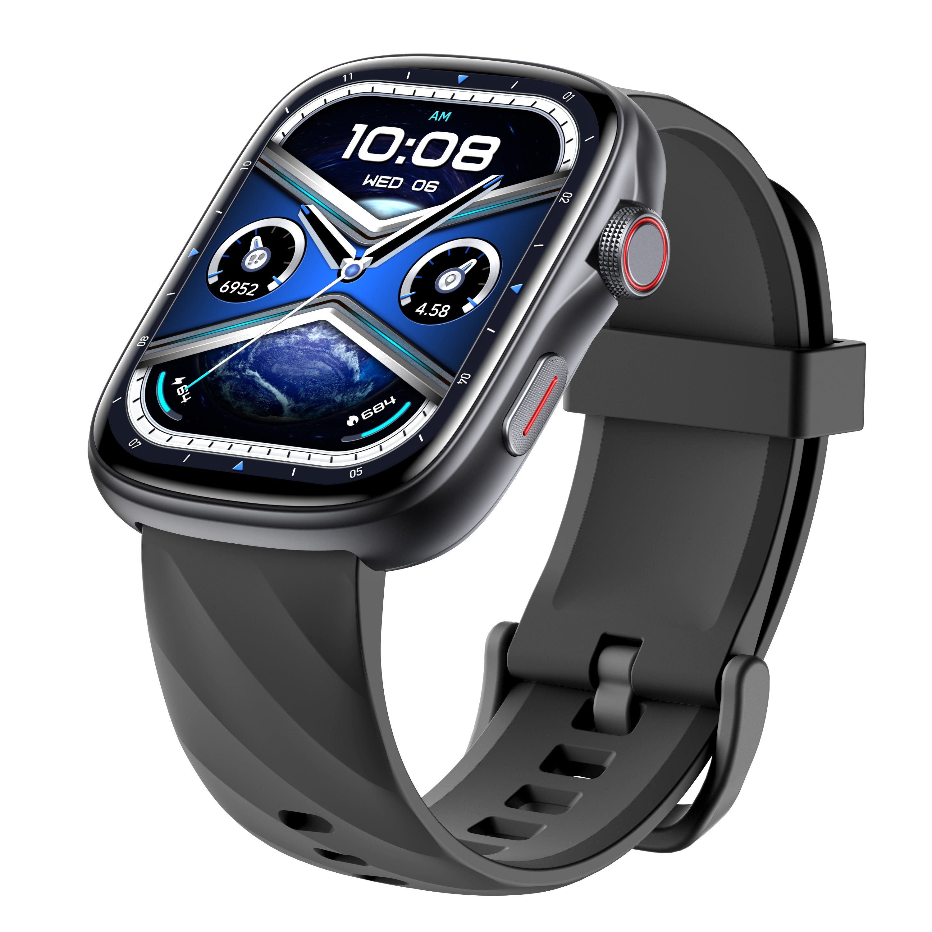 Midnight Black Runmefit Watch 4 | GTS10