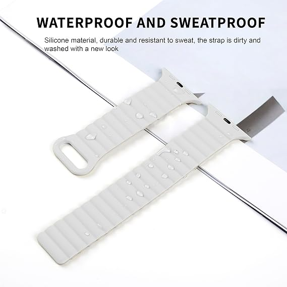 Magnetic Two-Tone Silicone Band