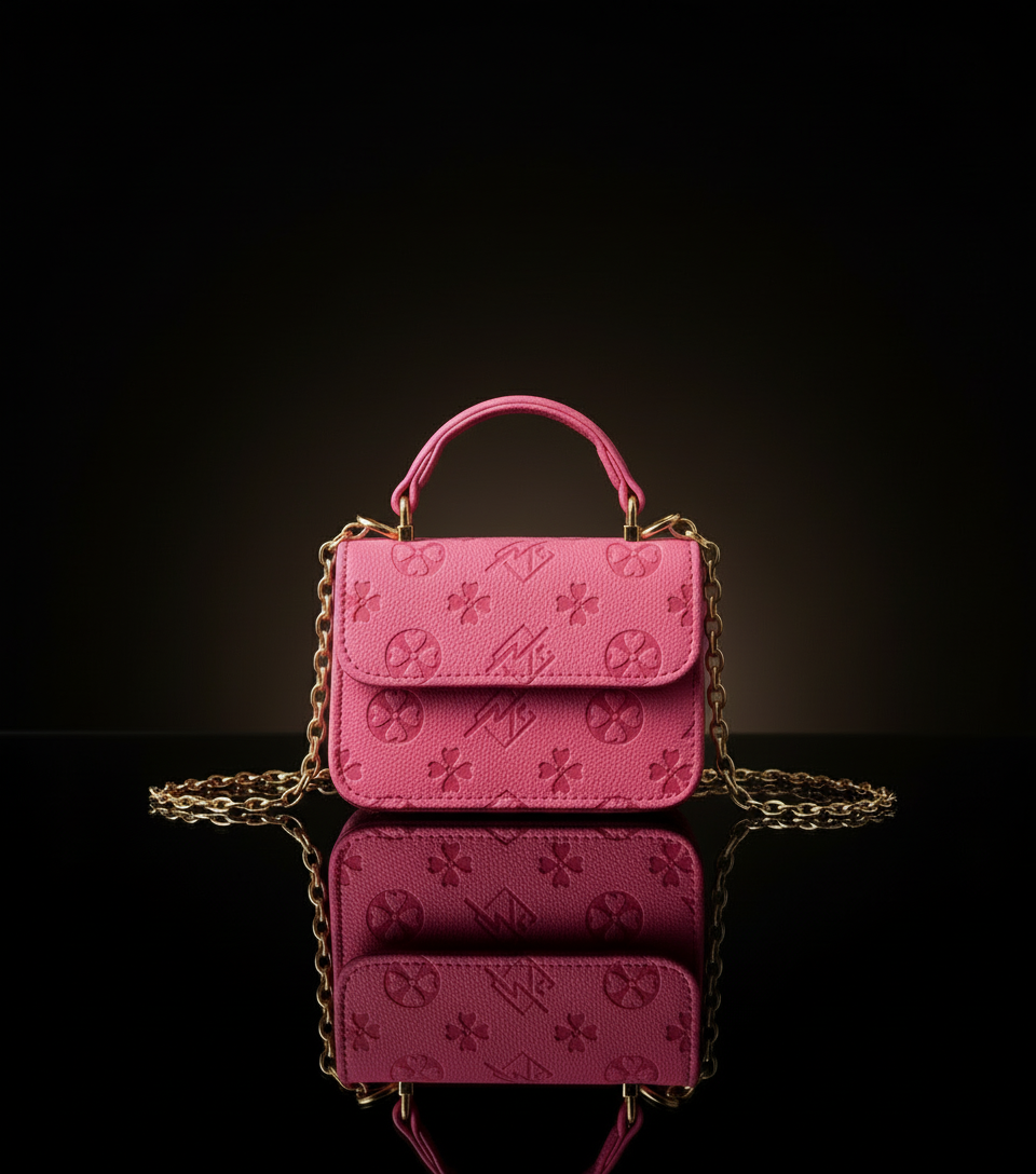 Kids Floral Mini Tote – Convertible Shoulder & Crossbody Bag