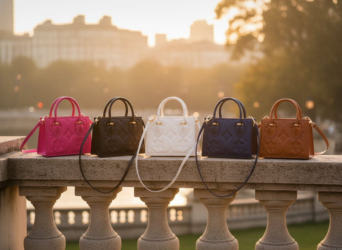 ColorStitch Square Bag