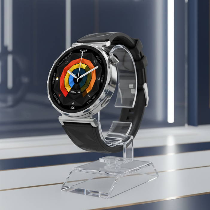 GT5 IP68 Waterproof Smartwatch – Dual Strap Edition (Silicone + PU)