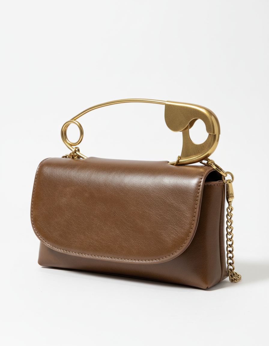 Liora Pin Detail Top-Handle Bag
