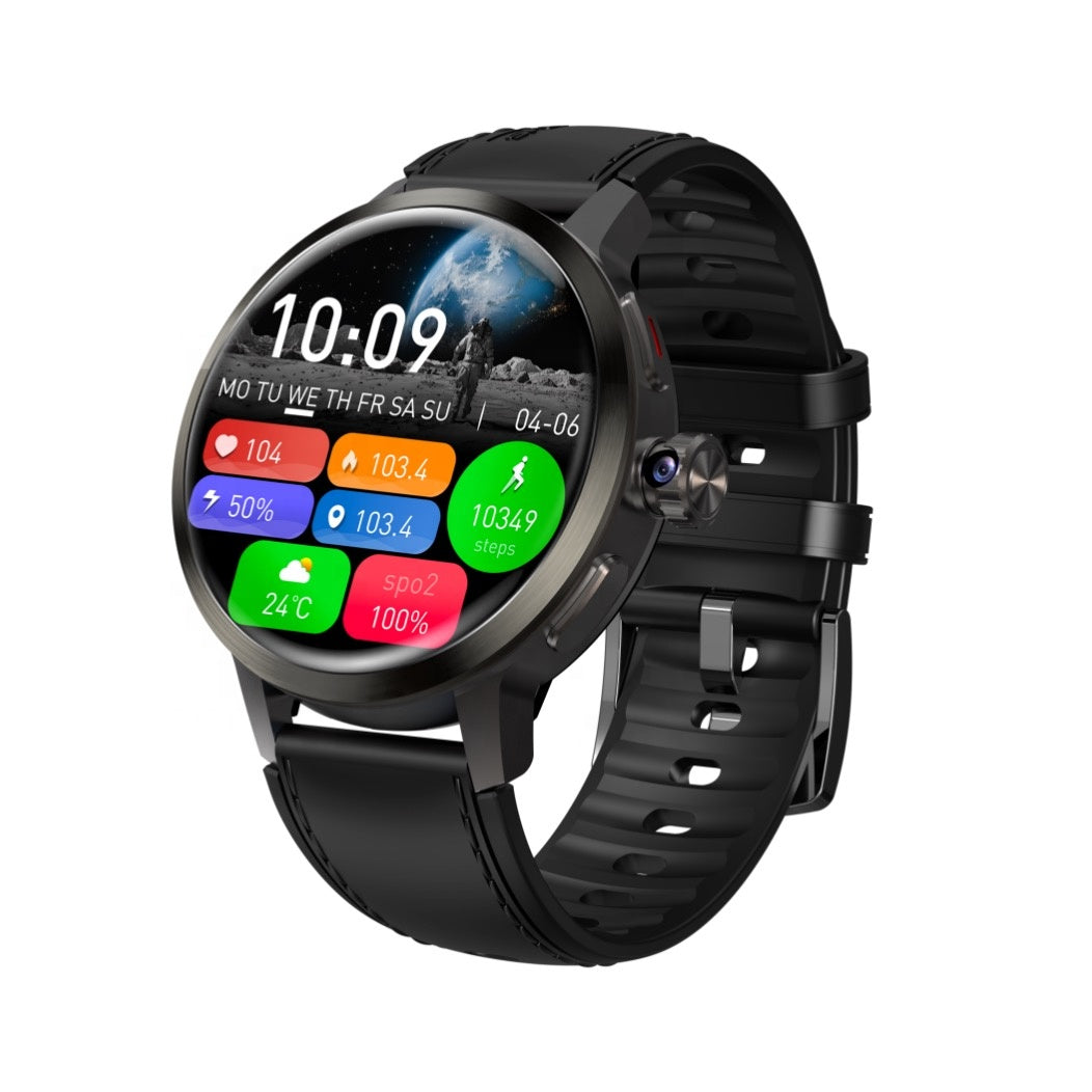 DM82 4G Android Smartwatch – Pull-Out Rotating Camera with AMOLED Display