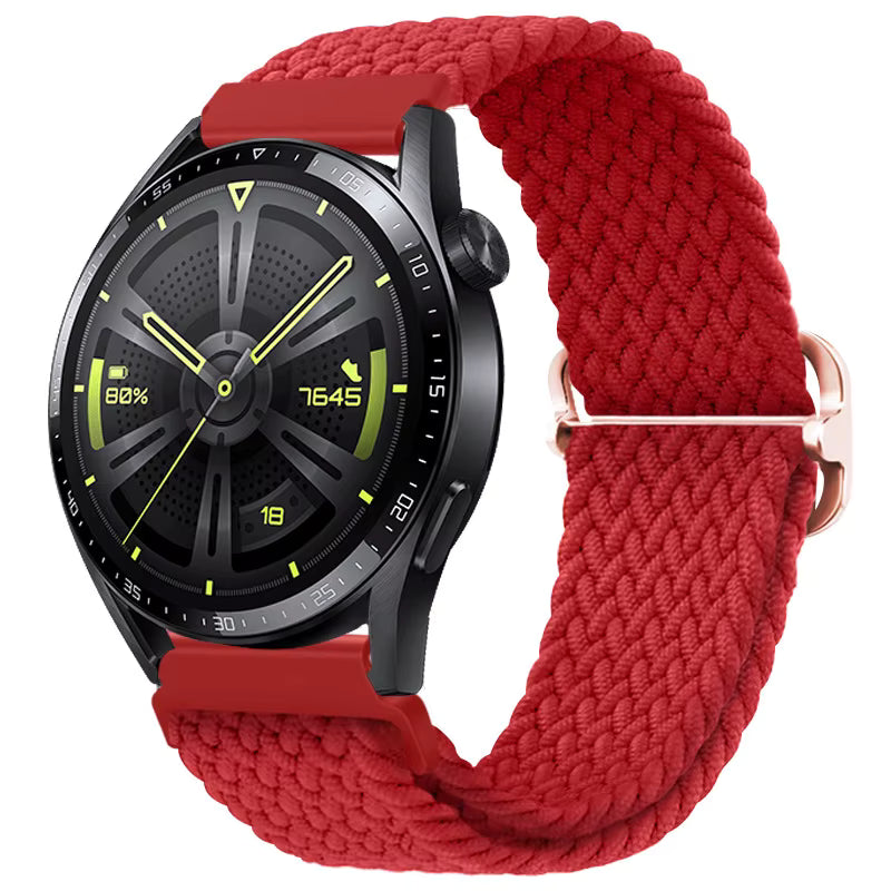 Braided Stretchy Nylon Smart Watch Strap