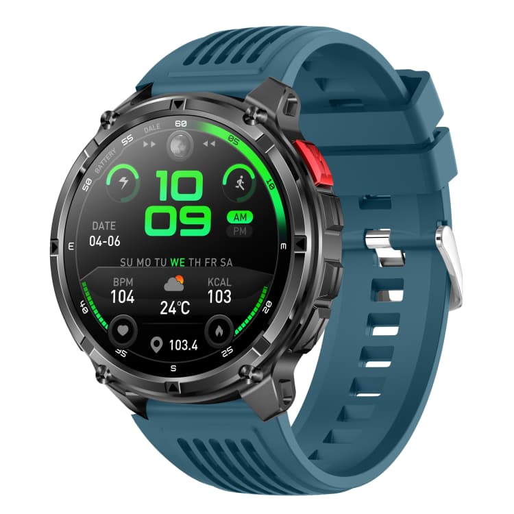 Explorer Pro Smartwatch HT33 – Compass, LED Flashlight, 1.7" IPS Display, IP68 Waterproof