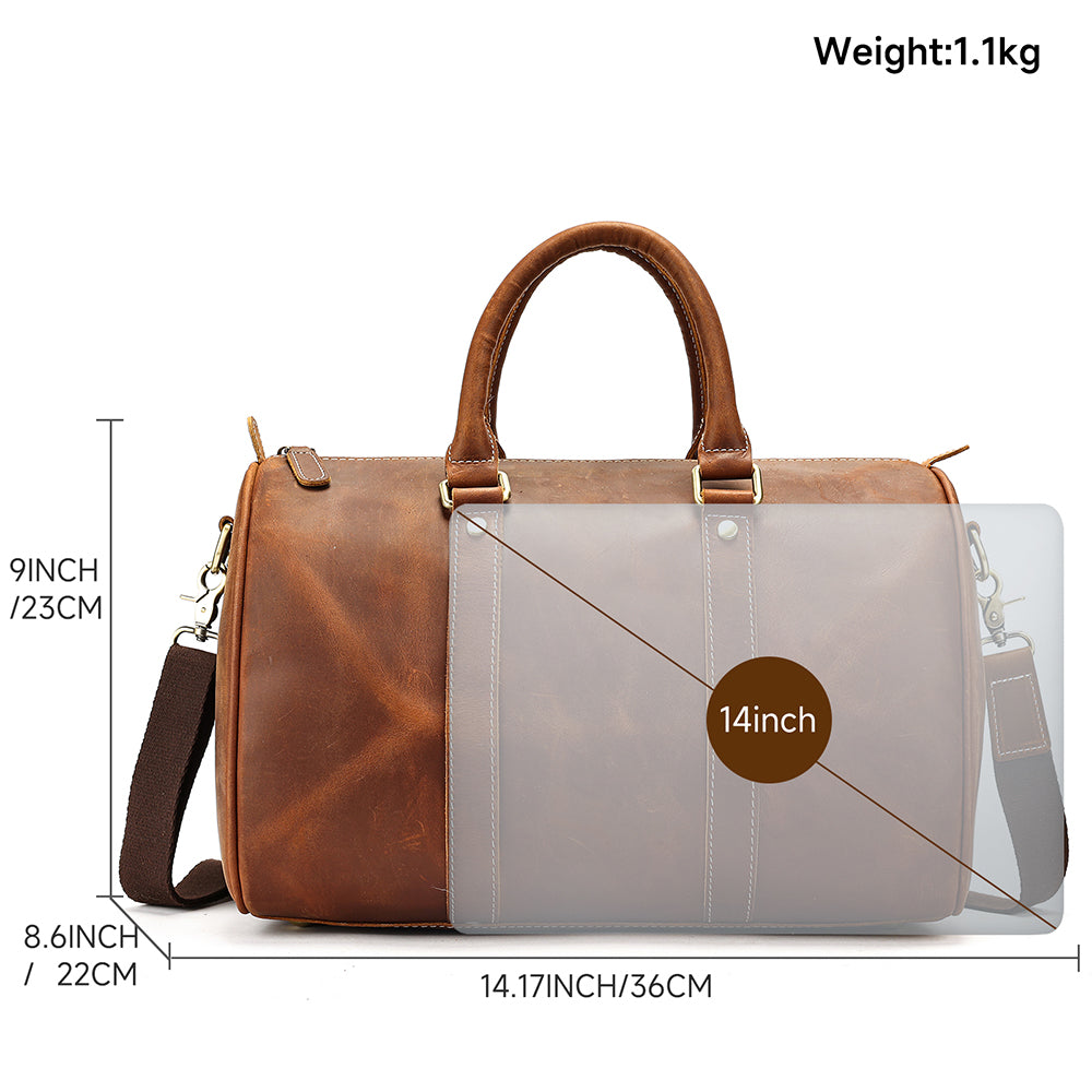 Portland Leather Duffel Bag