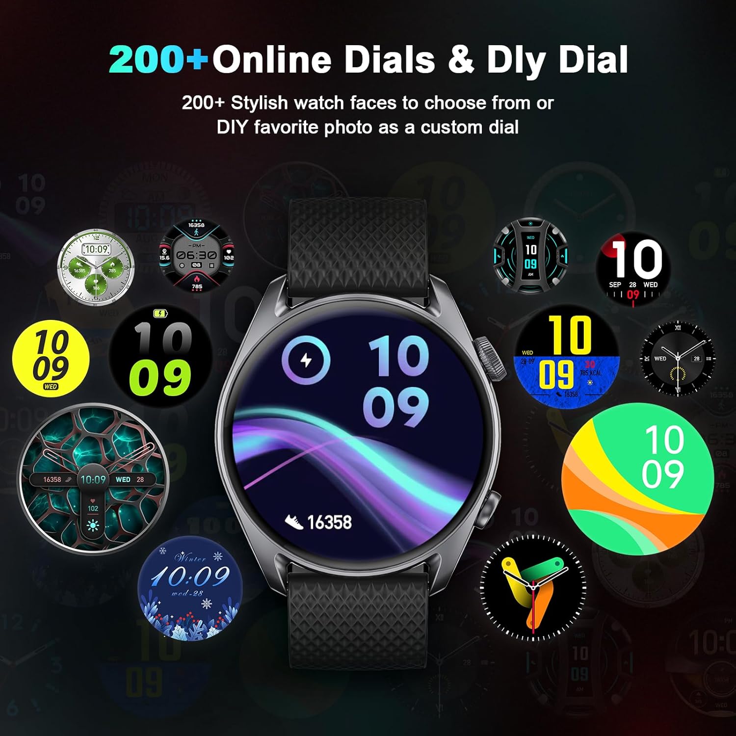 LC310  AMOLED Smart Watch –  IP68 Waterproof