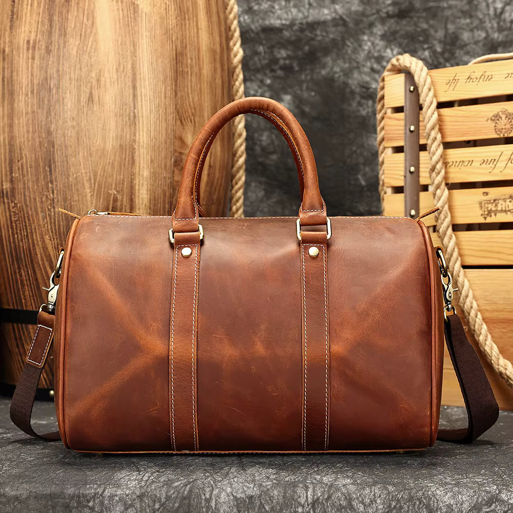 Portland Leather Duffel Bag