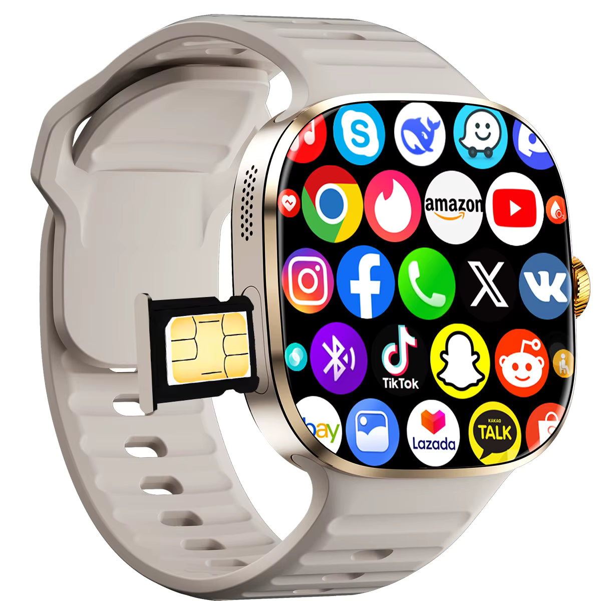 M99 5G Android Smart Watch – SIM Card, 32GB ROM, IP67 Waterproof