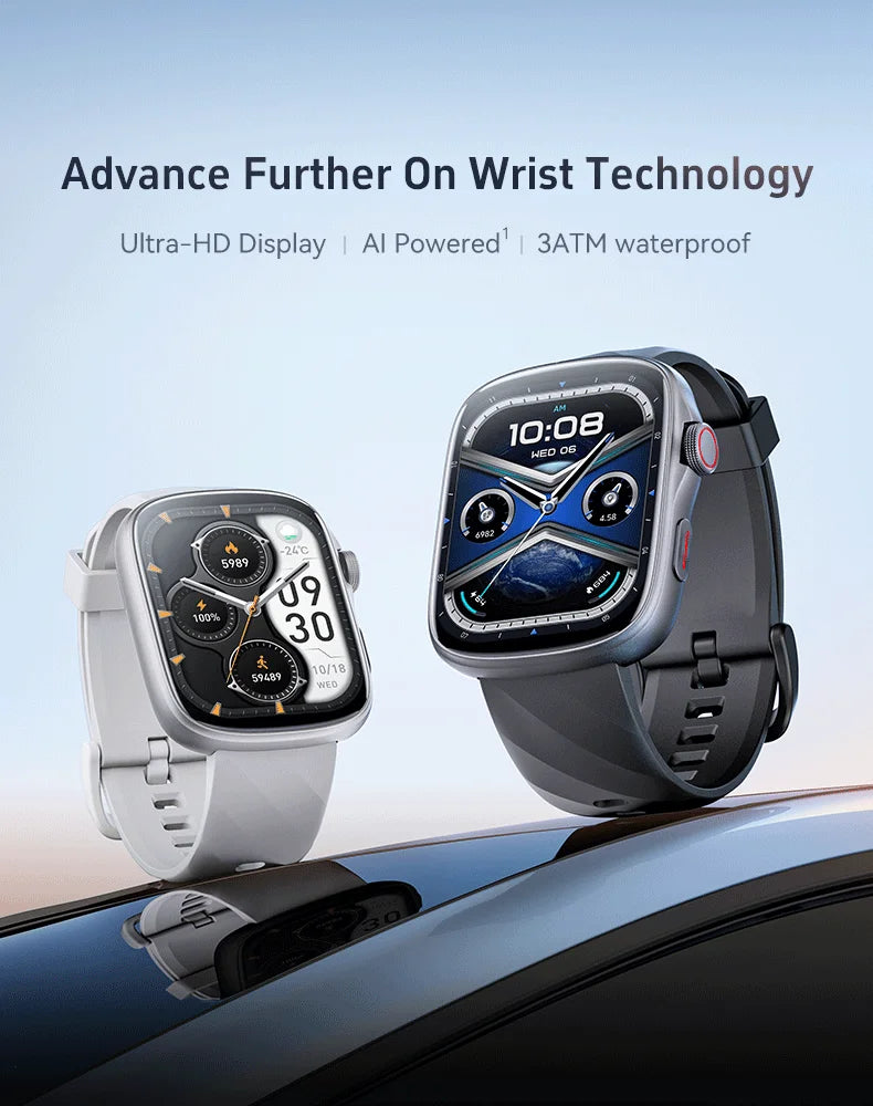 Midnight Black Runmefit Watch 4 | GTS10