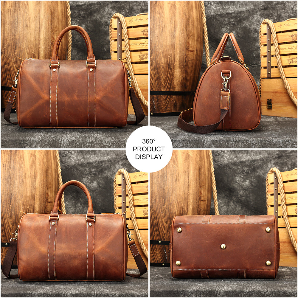 Portland Leather Duffel Bag