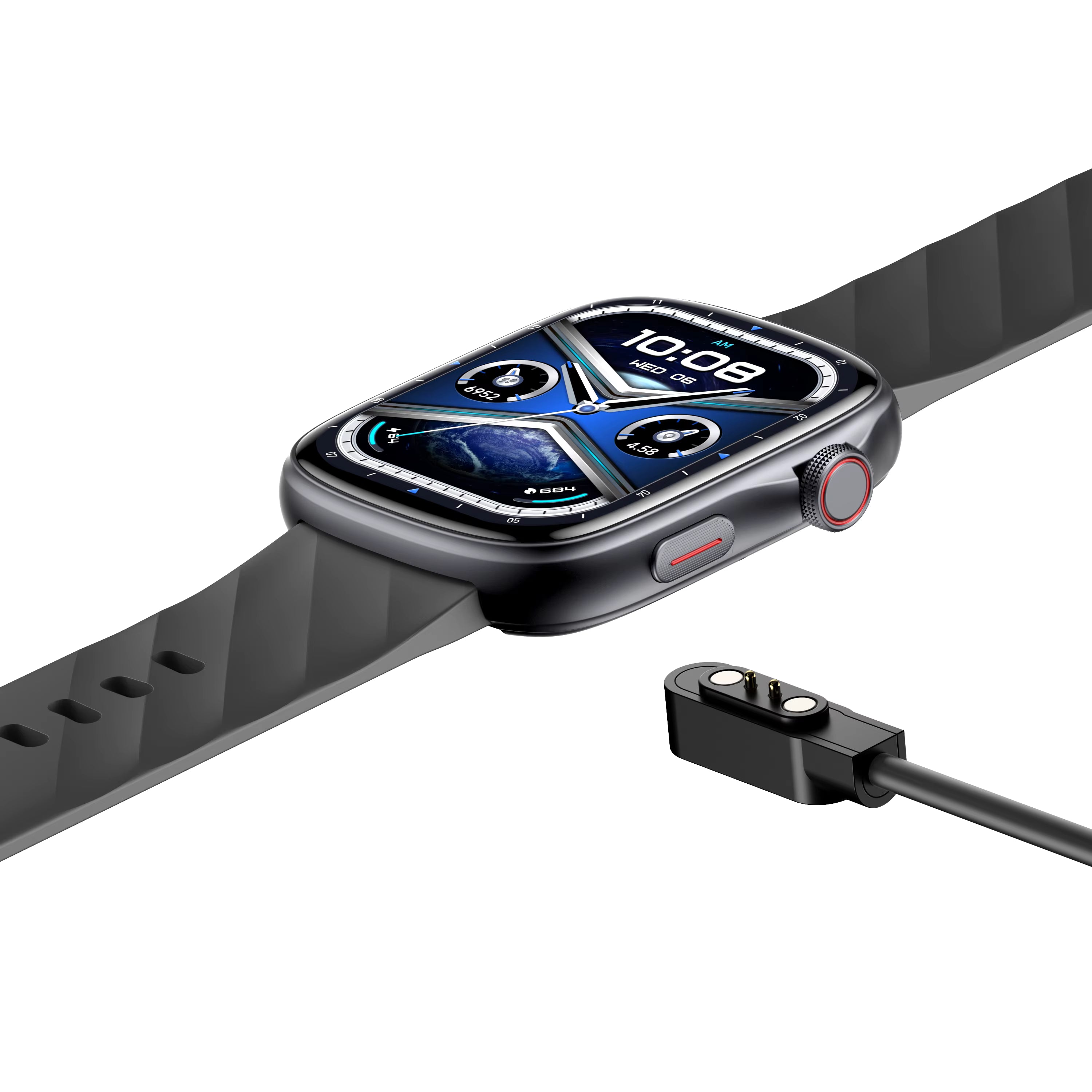 Midnight Black Runmefit Watch 4 | GTS10