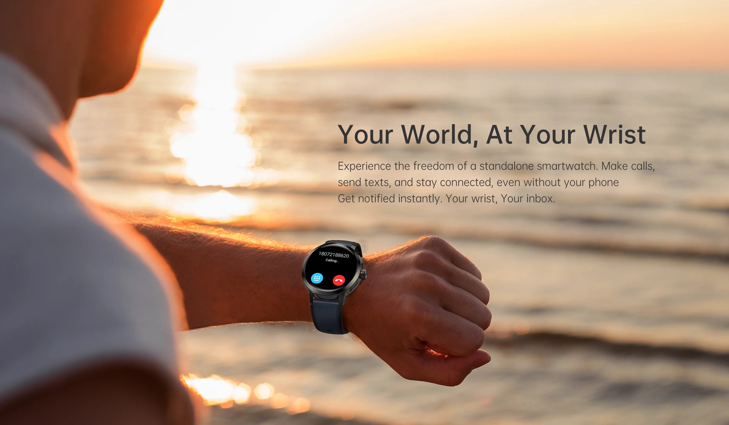 DM82 4G Android Smartwatch – Pull-Out Rotating Camera with AMOLED Display