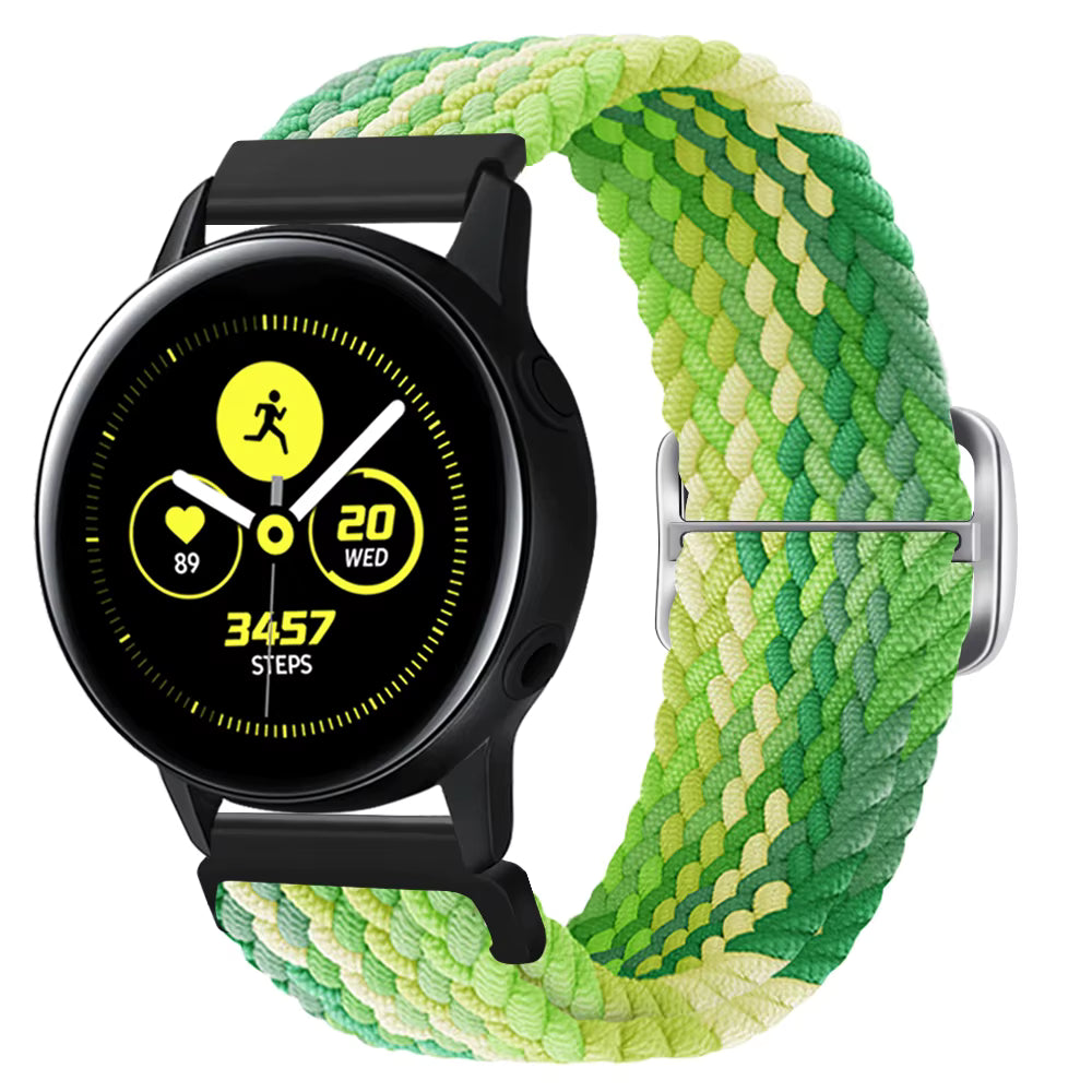 Braided Stretchy Nylon Smart Watch Strap