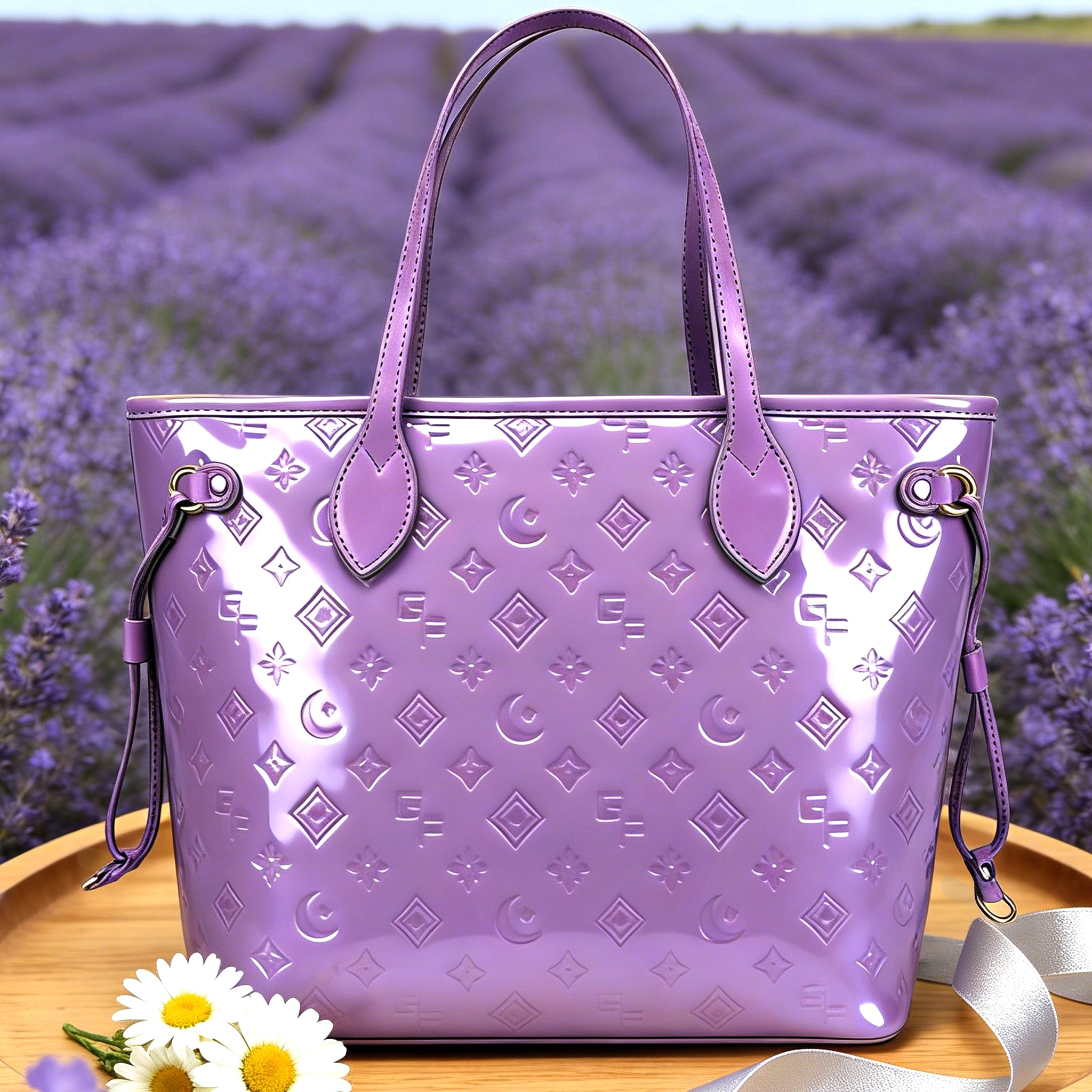 Lavender Hall Tote Handbag