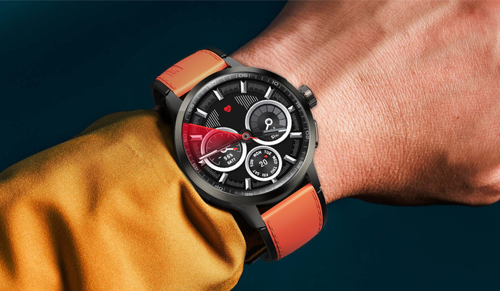 DM82 4G Android Smartwatch – Pull-Out Rotating Camera with AMOLED Display
