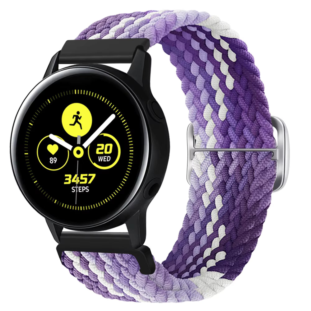 Braided Stretchy Nylon Smart Watch Strap