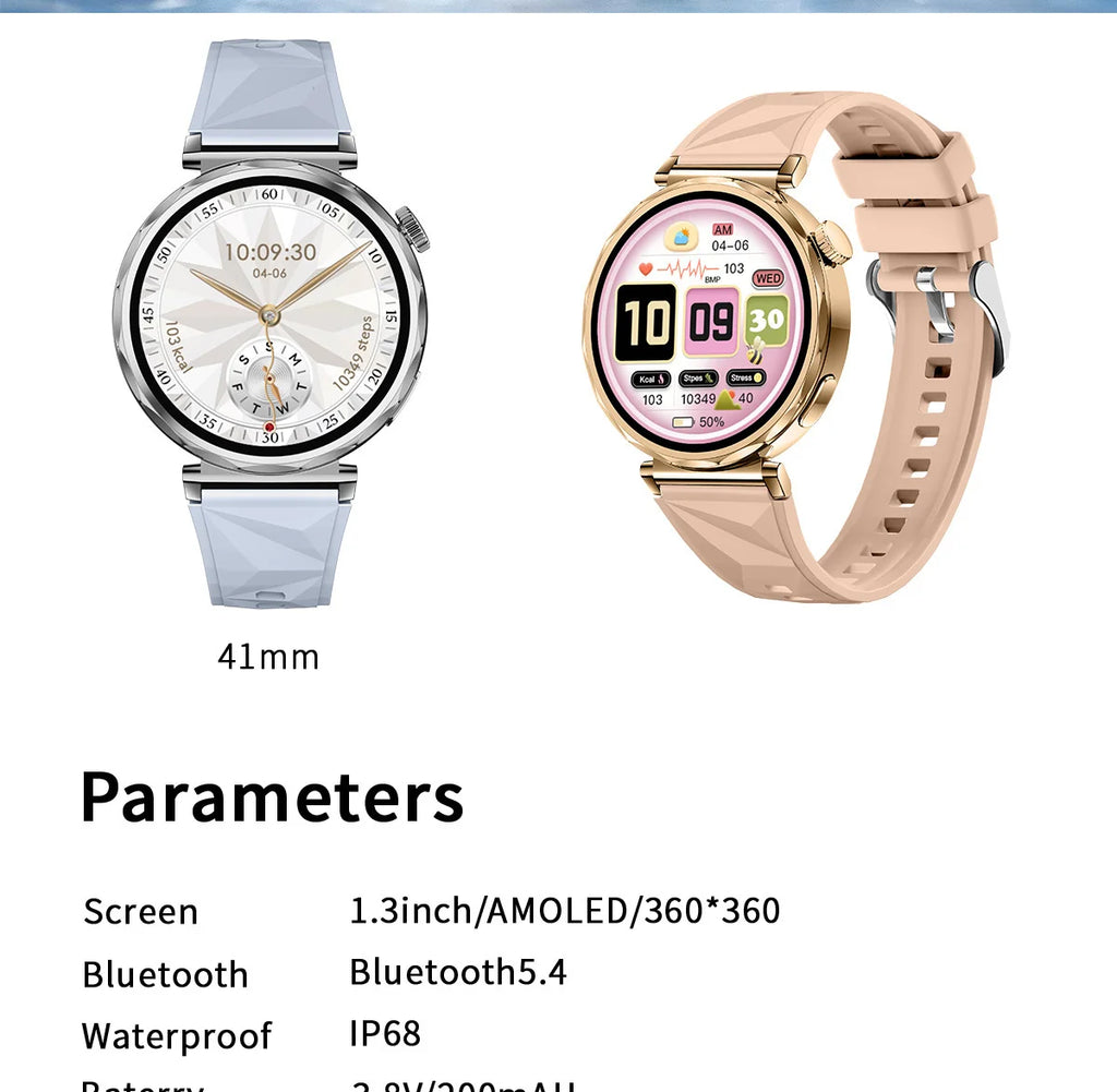 GT5 IP68 Waterproof Smartwatch – Dual Strap Edition (Silicone + PU)