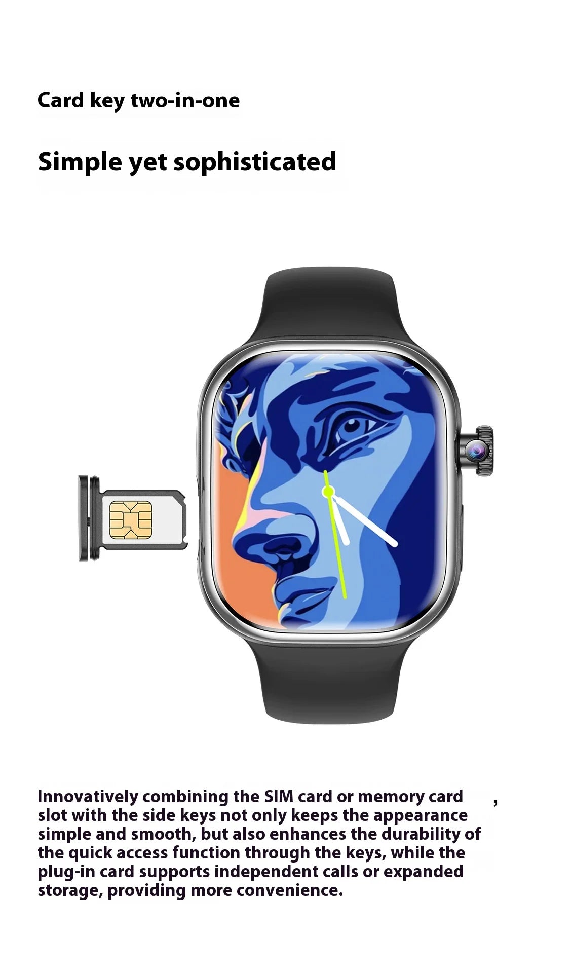 Fusion Watch Ultra XH011 (AMOLED Display + SIM)