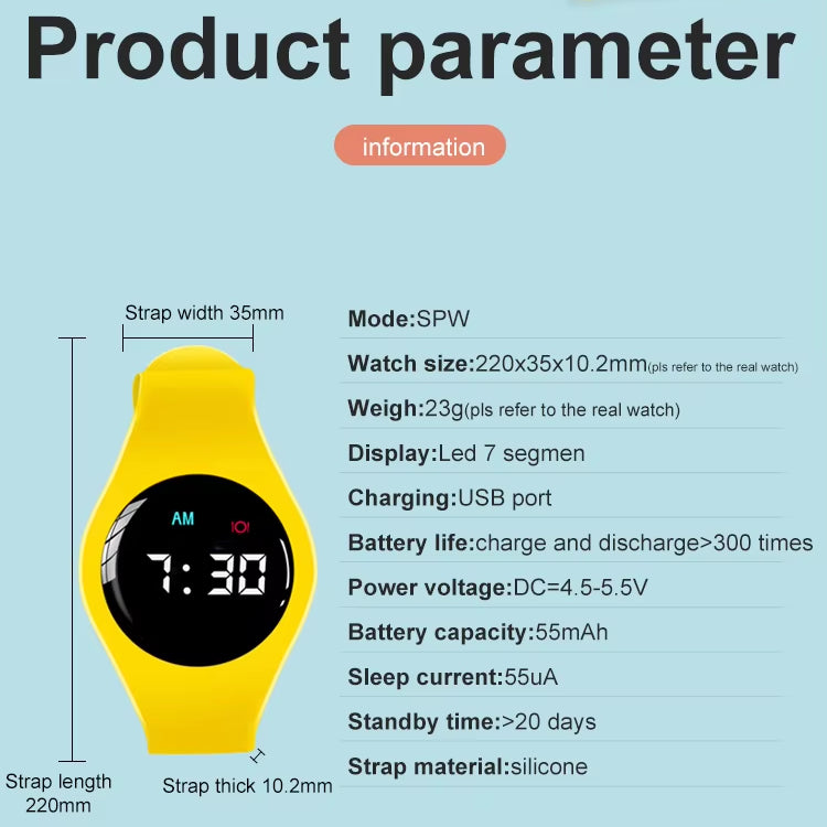 AquaPlay Kids Smart Watch – IP67 Waterproof