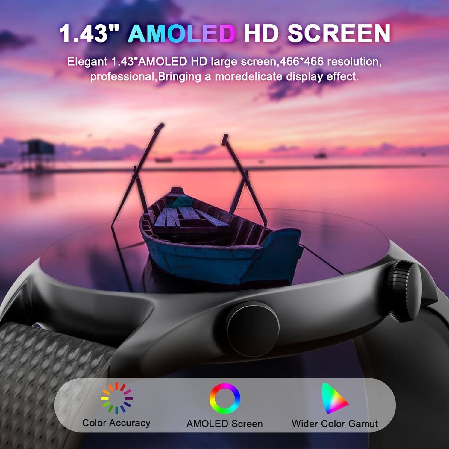 LC310  AMOLED Smart Watch –  IP68 Waterproof