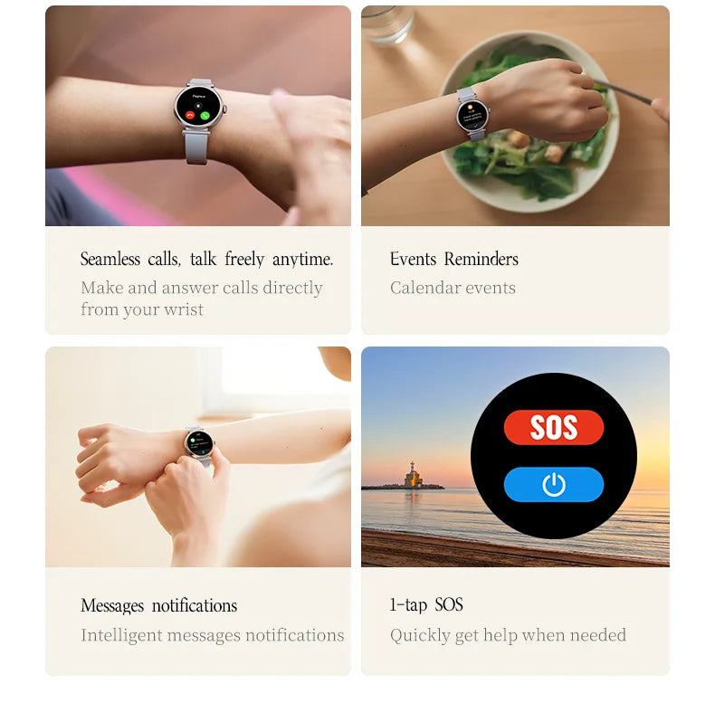 Blue GRACE Women’s Smart Watch | GTR4 IP68