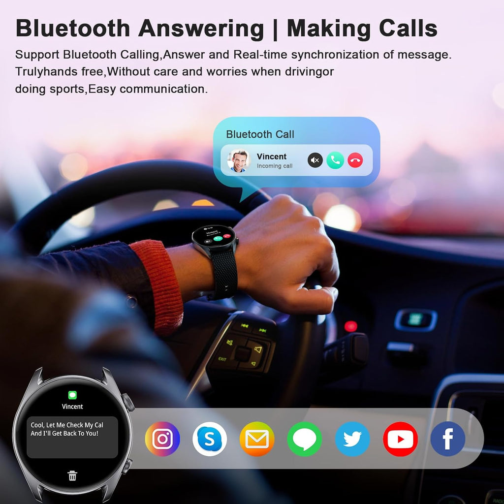 LC310  AMOLED Smart Watch –  IP68 Waterproof
