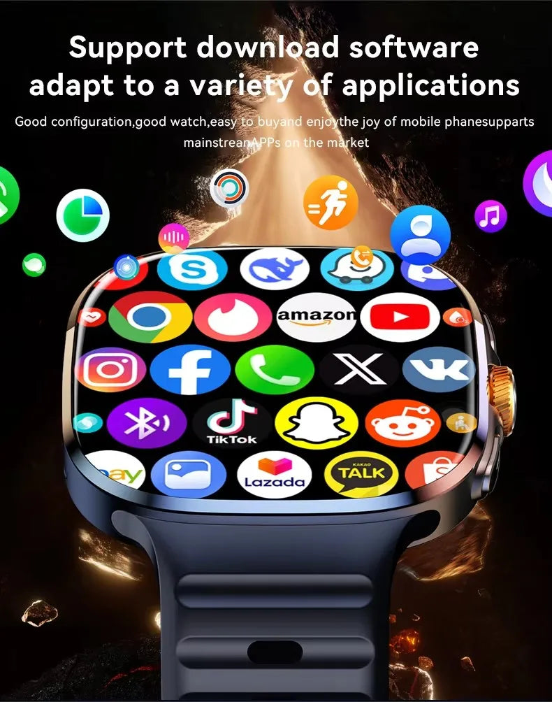 M99 5G Android Smart Watch – SIM Card, 32GB ROM, IP67 Waterproof