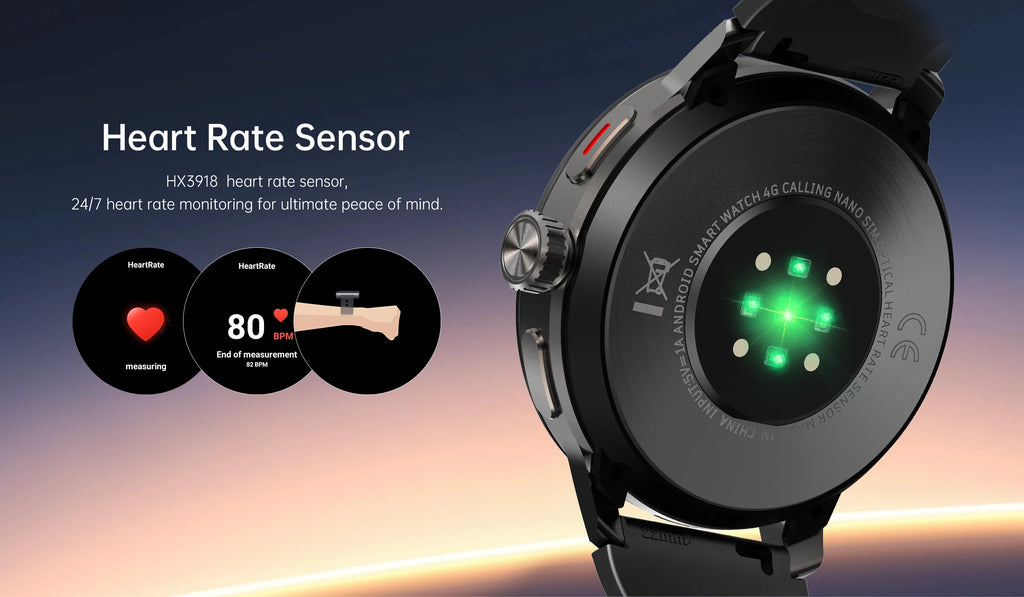 DM82 4G Android Smartwatch – Pull-Out Rotating Camera with AMOLED Display