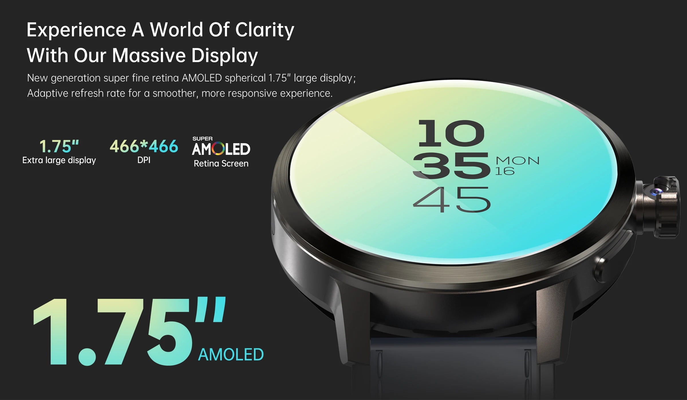 DM82 4G Android Smartwatch – Pull-Out Rotating Camera with AMOLED Display