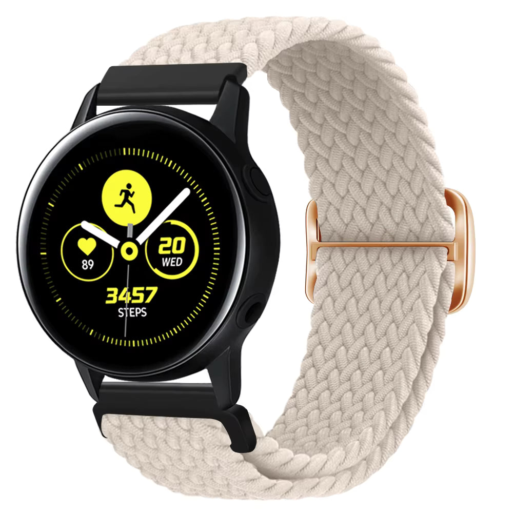 Braided Stretchy Nylon Smart Watch Strap