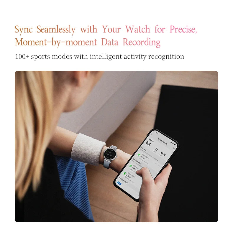 Blue GRACE Women’s Smart Watch | GTR4 IP68
