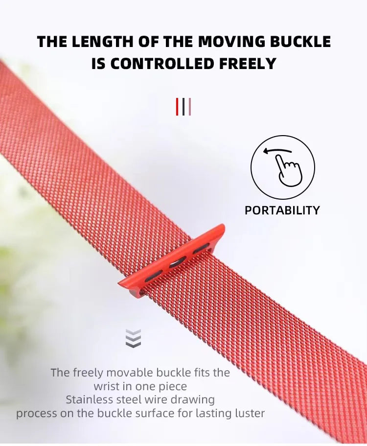 Magnetic Stainless Steel Milanese Watch Band