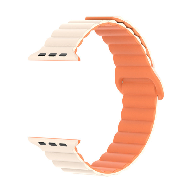 Magnetic Two-Tone Silicone Band
